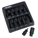 30" Breaker Power Bar &  10pc Impact Hex Bit Socket Set 1/2'' Drive 4 -19mm