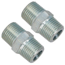 1/2" BSP Male to Male Air Line Hose Compressor Fitting / Union 2 PACK FT052