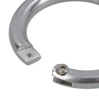6mm Lockable Split Round Ring Shackle 316 Stainless Steel Splitring