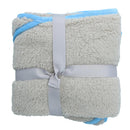 Blue Super Soft Puppy Small Dog Pocket Blanket Luxury Snuggle Blanket 60x60cm