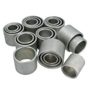 Master Bearing Bushes Seals Press And Pull Sleeve Kit Wishbone 34mm - 90mm AT887