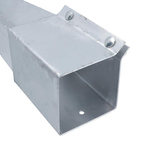 Fence Post Holder Support Drive In Spike Galvanised 100 x 100 x 750mm