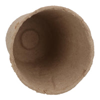 Biodegradable Fibre Plant Pots For Seeds Seedlings Cuttings Round 8 x 8cm