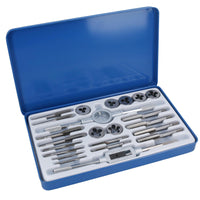 Whitworth Tap and Die Set BSW British Standard 23pc Alloy Steel TE106