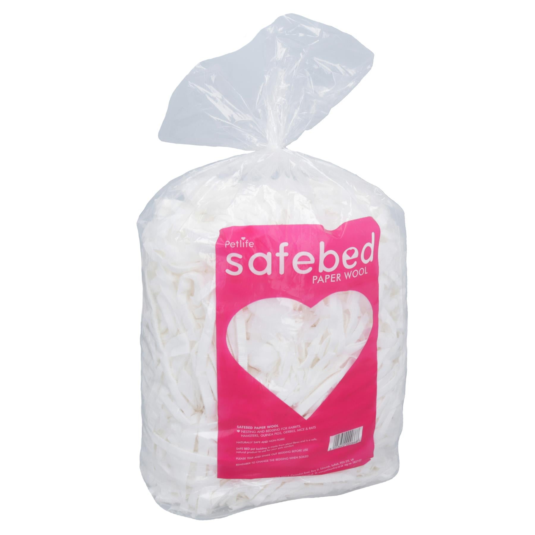 Safe Bed Paper Wool Animal Bedding Nesting Hammer Rabbit Gerbil 2kg Bag