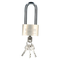 60mm long shackle padlock 4 keys security / lock / shed / garage TE622