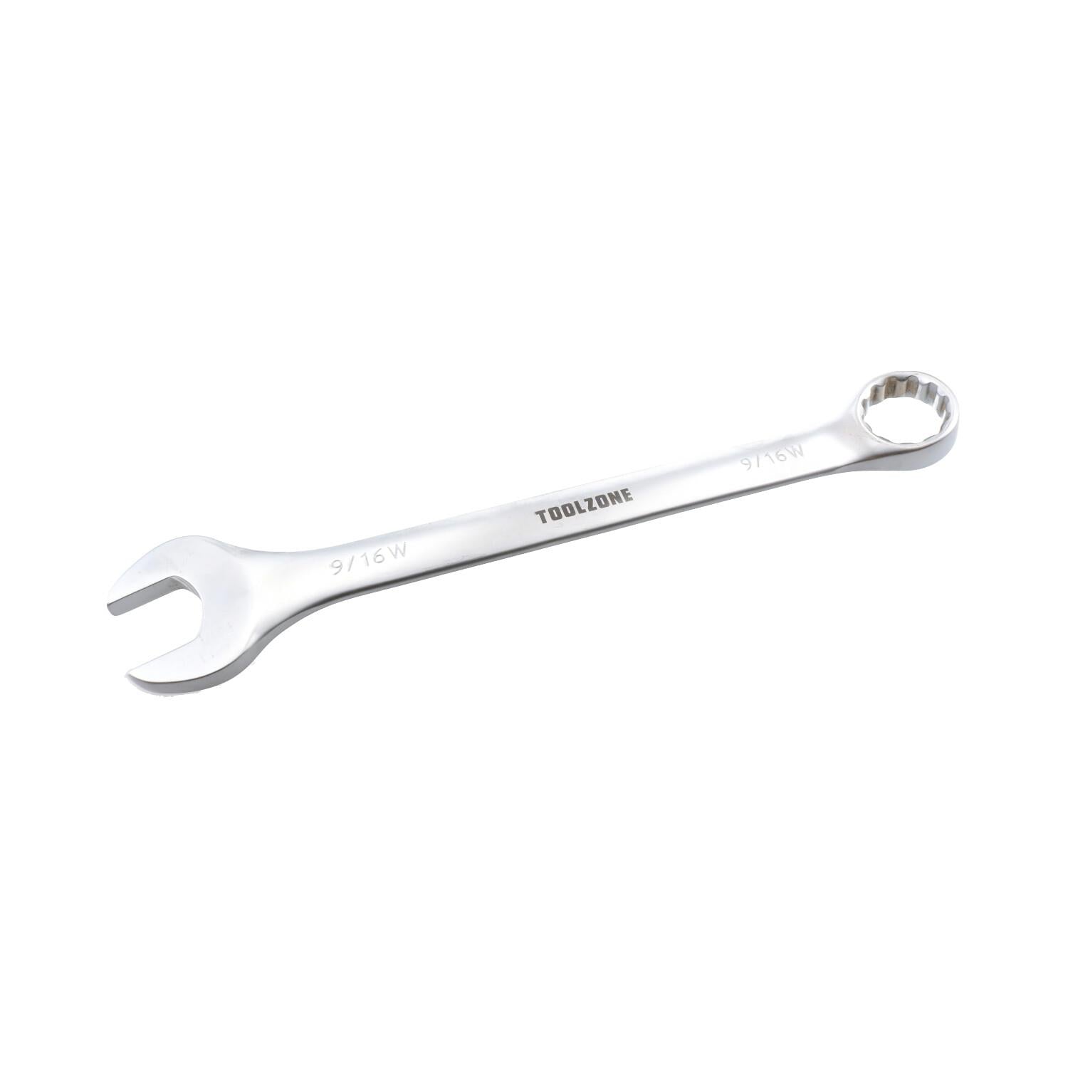 9/16" Whitworth Combination Spanner Chrome Vanadium Steel 300mm Wrench