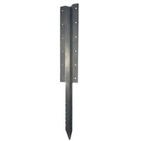 Garden Triple Sleeper Straight Support Spike Stake Stainless Steel 930mm