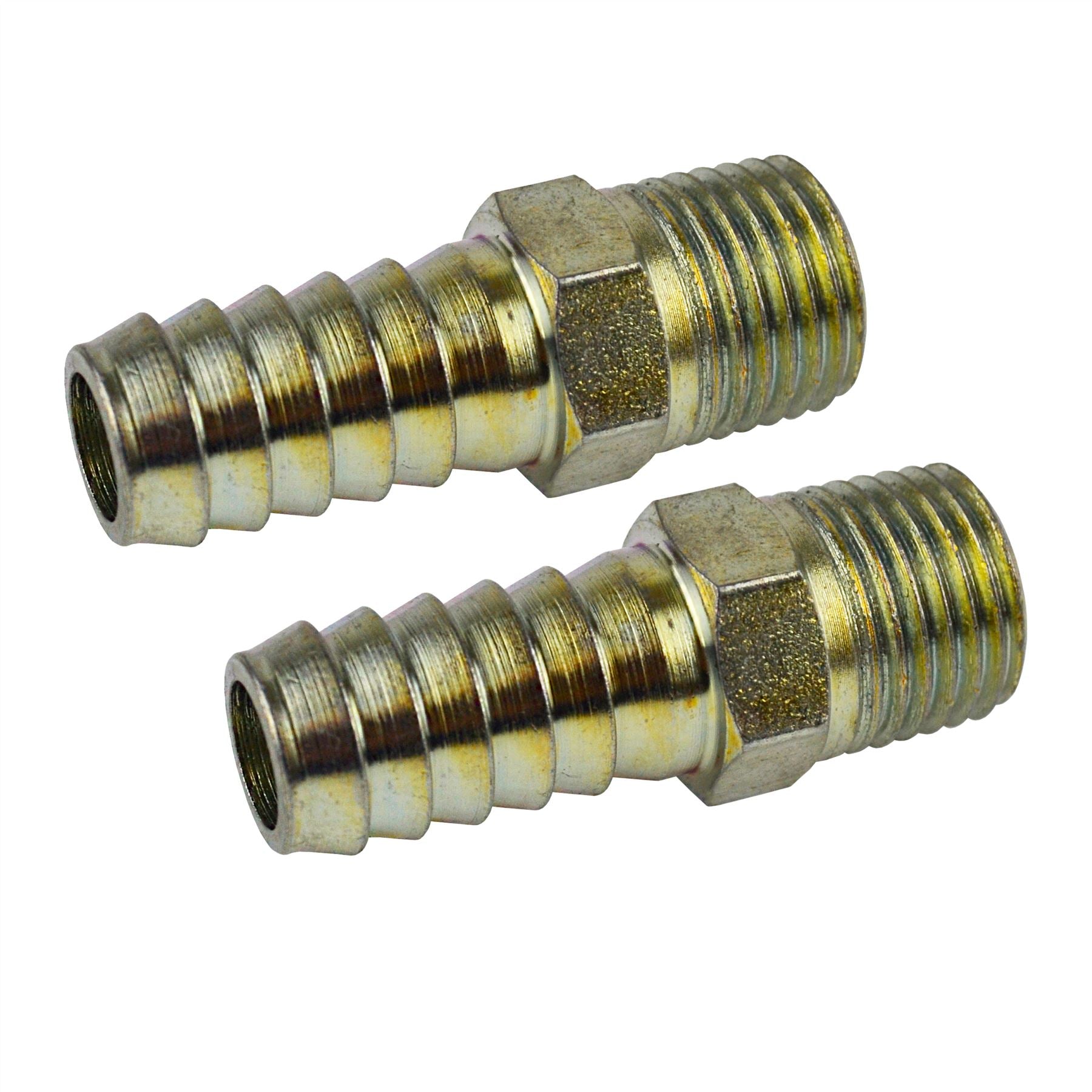 1/4" BSP Thread Fitting with Hose Tail for 3/16" 1/4" 5/16" 3/8" 1/2" Pipe Hose