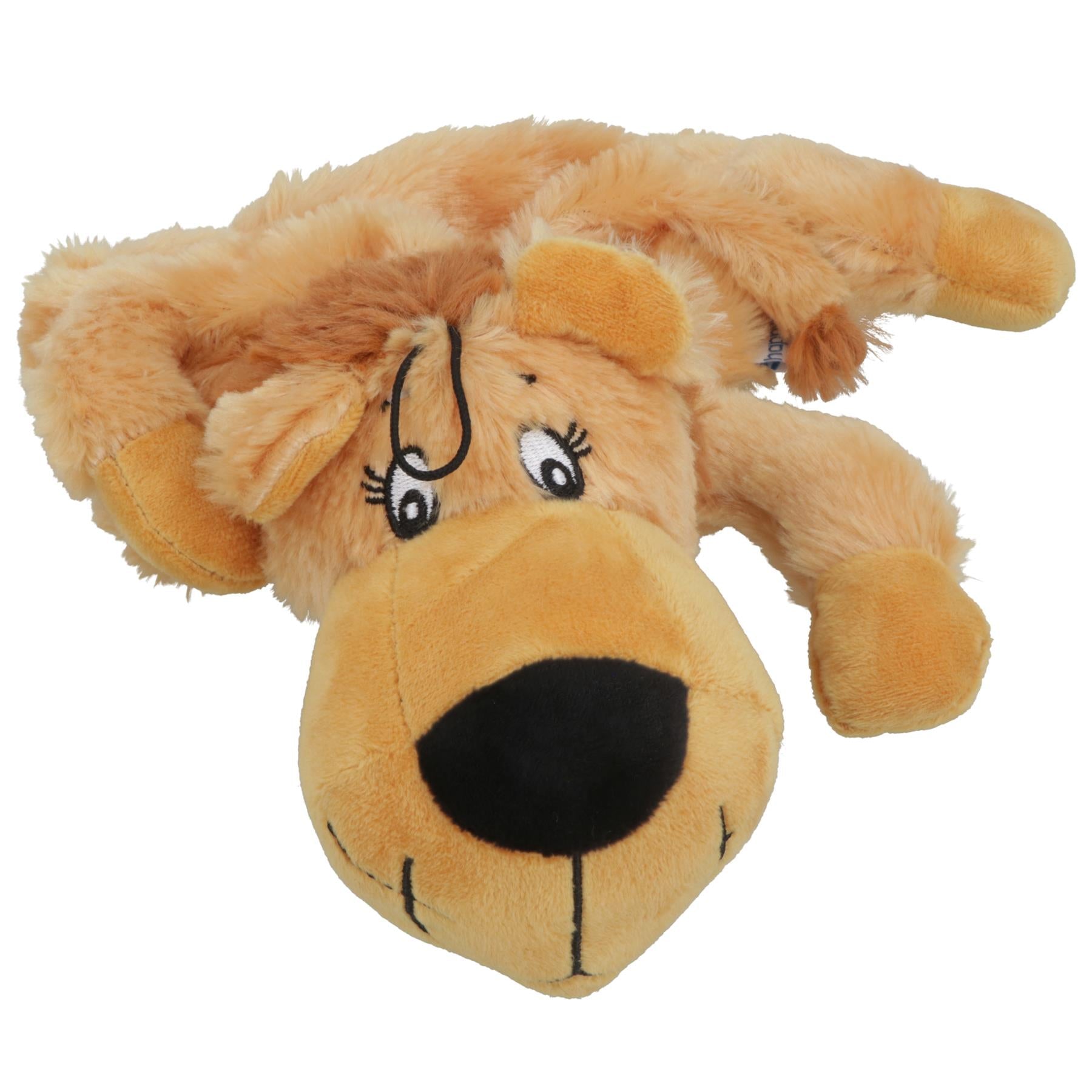 Plush Super Soft Unstuffed Wild Crinkler Lion Dog Toy With Squeak 60x14x9cm