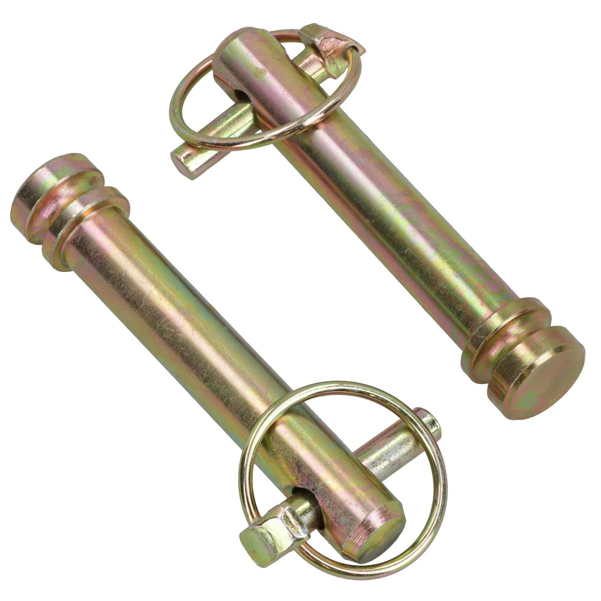 Tractor Top Link Implement Hitch Mounting pin With Lynch Pin Fastener 19mm 2pc