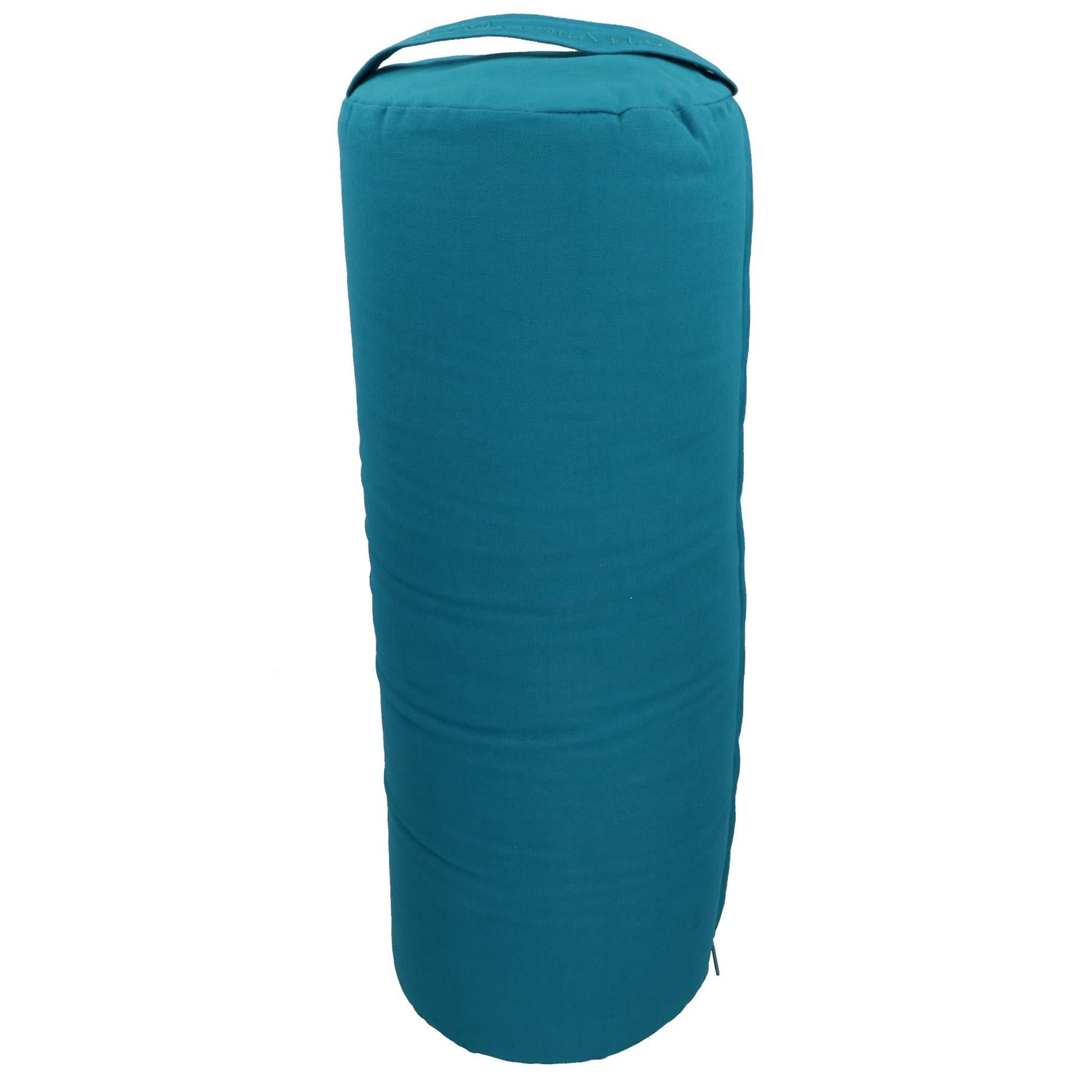 Buckwheat Yoga Bolster 61cm x 23cm Ideal for Yoga, Gym, Meditation Relaxation