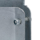 Fence Post Bolt Down Shoe Holder Support Clamp Galvanised 75 x 75mm