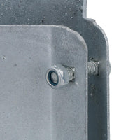 Fence Post Bolt Down Shoe Holder Support Clamp Galvanised 75 x 75mm