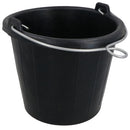 Tough Rubber Bucket Flexible Traditional Thick Rubber 7.5L with Rope Eye Boat