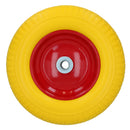 14,5 Zoll pannensicheres Schubkarrenrad mit Schaumstofffüllung, 25 mm Bohrung, 200 kg Tragkraft