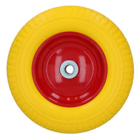 14,5 Zoll pannensicheres Schubkarrenrad mit Schaumstofffüllung, 25 mm Bohrung, 200 kg Tragkraft