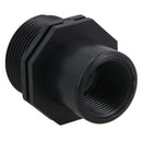 Polypropylene PP Threaded Reducing Socket Male – Female 1-1/4in – 3/4in BSP