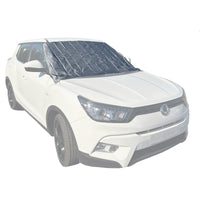 Magnetic Car Windscreen Cover Frost Snow Protector Sun Shade 96cm x 162cm