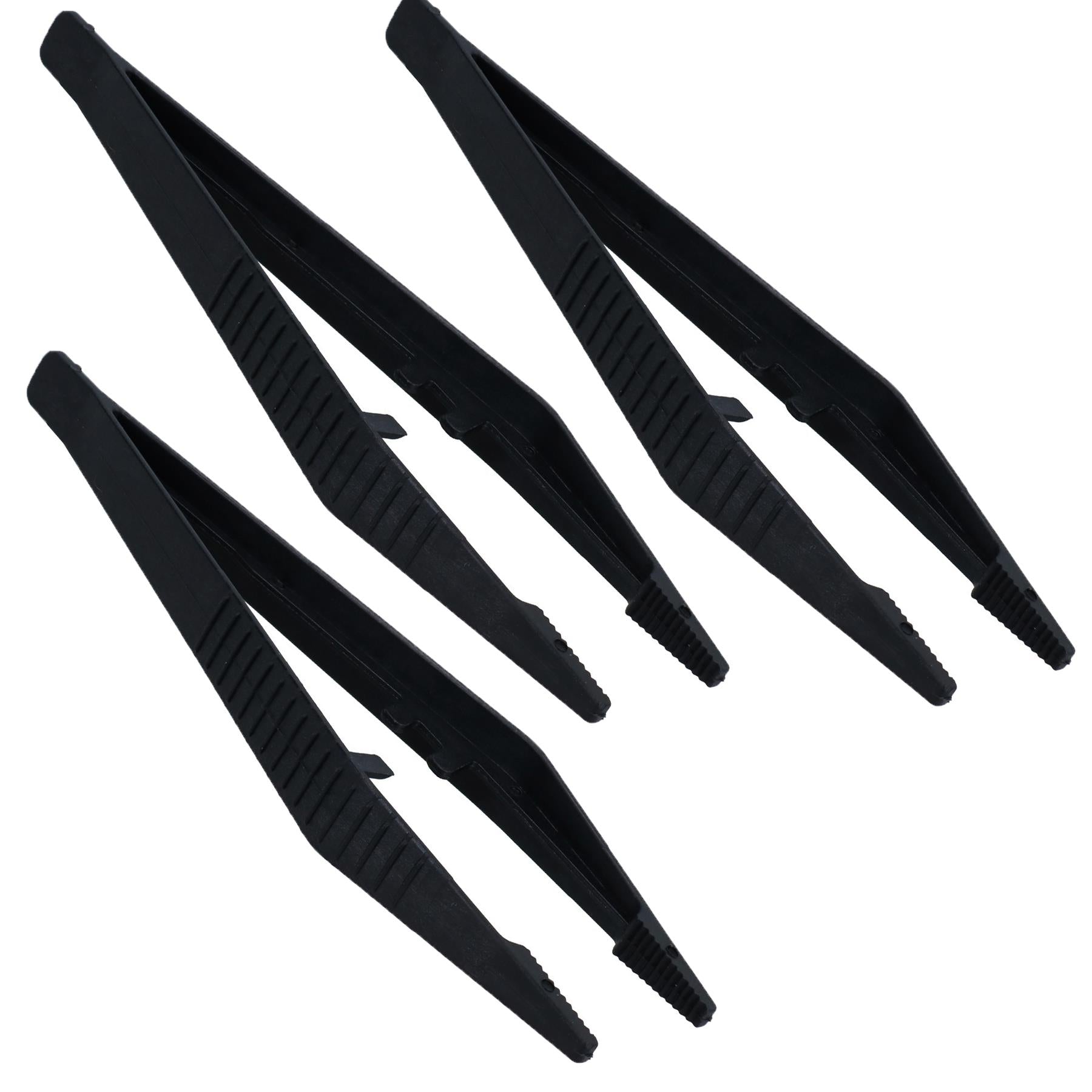 3PK 5" Plastic Feeding Food Tongs Reptiles Spiders Snakes Feeding Tweezers