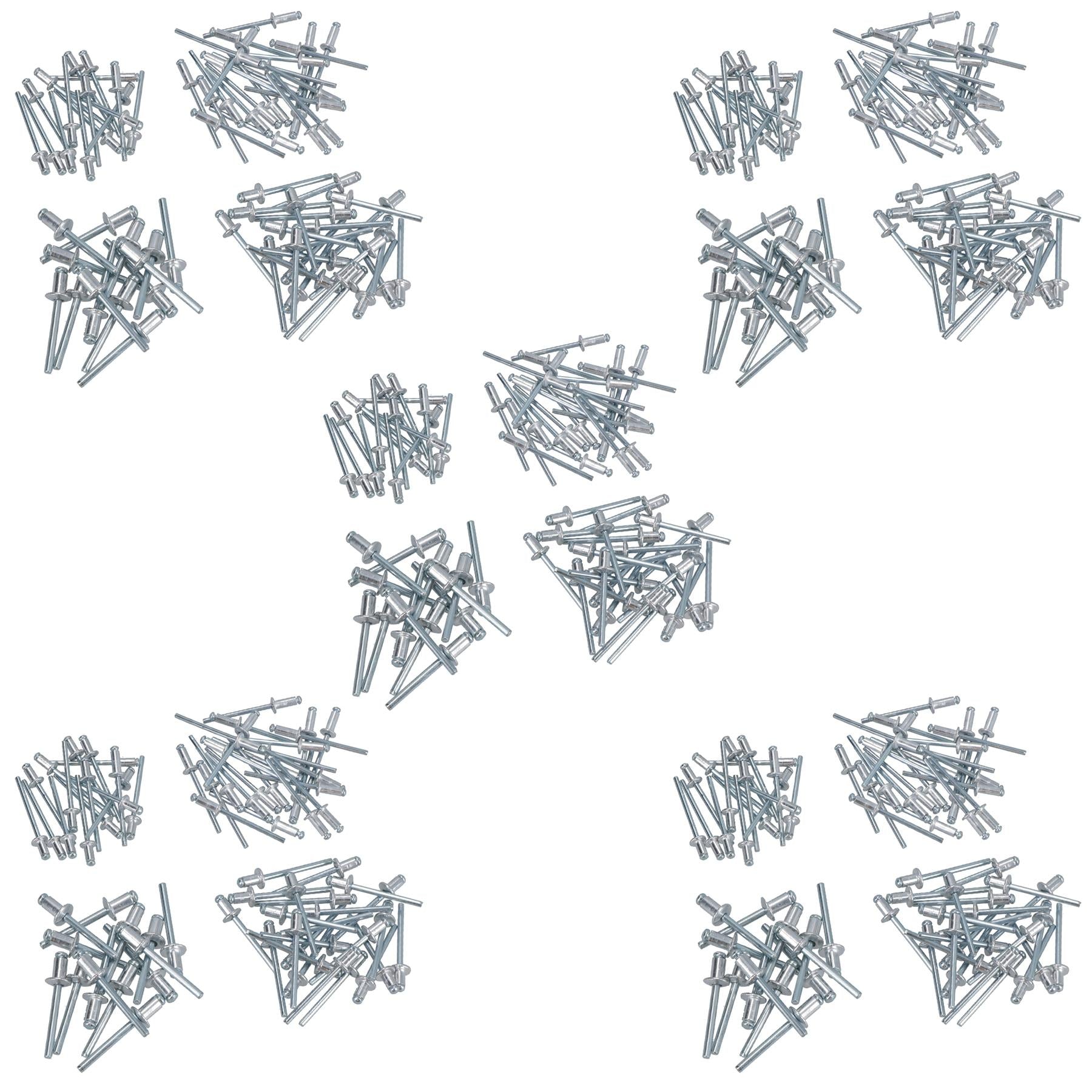 Assorted Blind Pop Pot Rivets Set Fastener Fastening Metric 3.2 – 4.8mm
