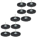 10 x 100mm Rust Paint Welding Spatter Removal Clean And Strip Disc 6mm Shank