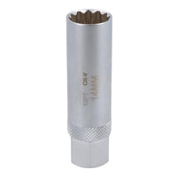 14mm Thin Wall Walled Magnetic Spark Plug Socket Remover 3/8in Drive 12PT