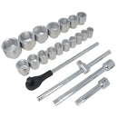 1" Drive Metric Socket And Accessory Set Kit 30mm - 80mm 6 Sided 21pc