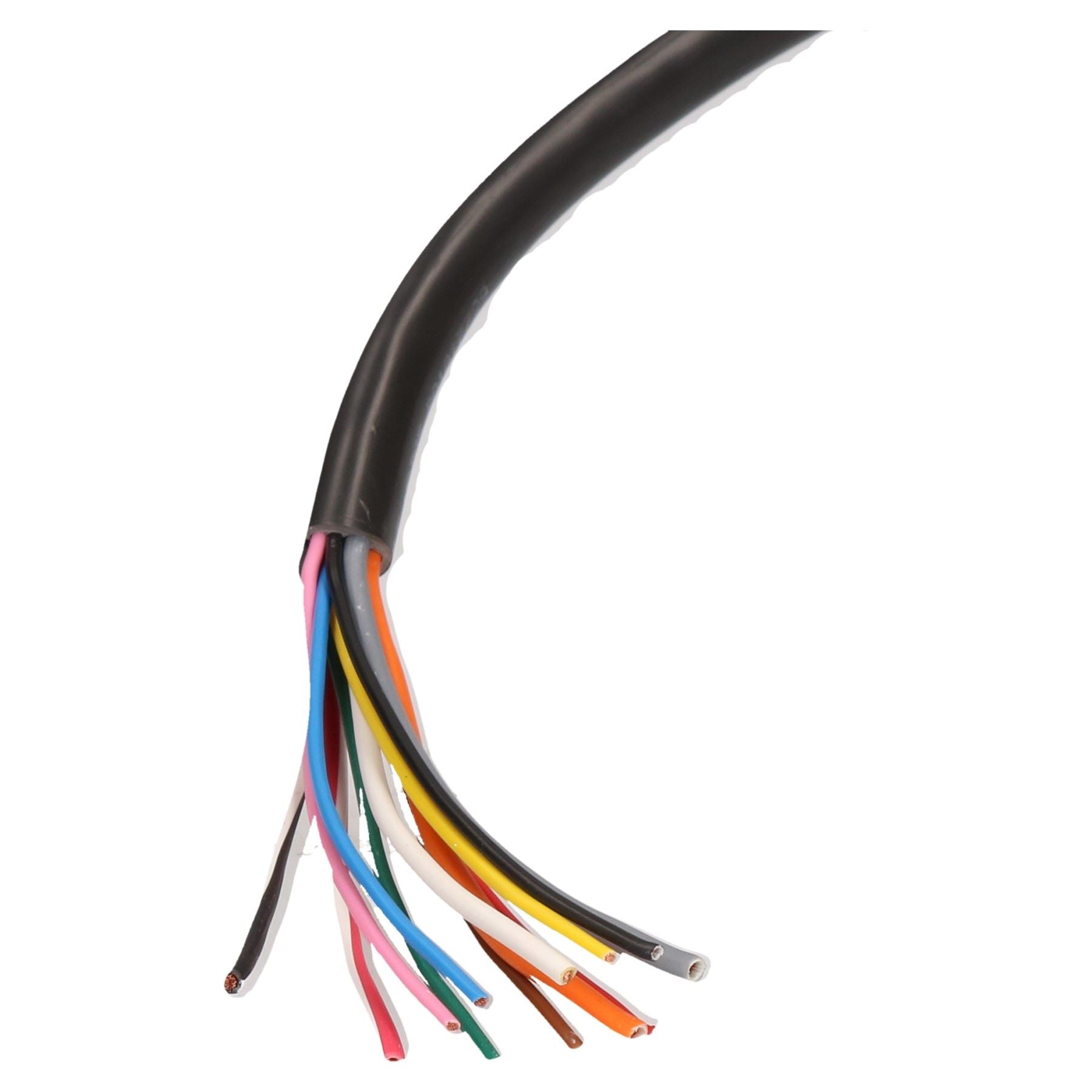 12-adriges Kabel, 5 m Spule für Anhänger und Wohnwagen-Anhängerkupplungen in Automobilqualität