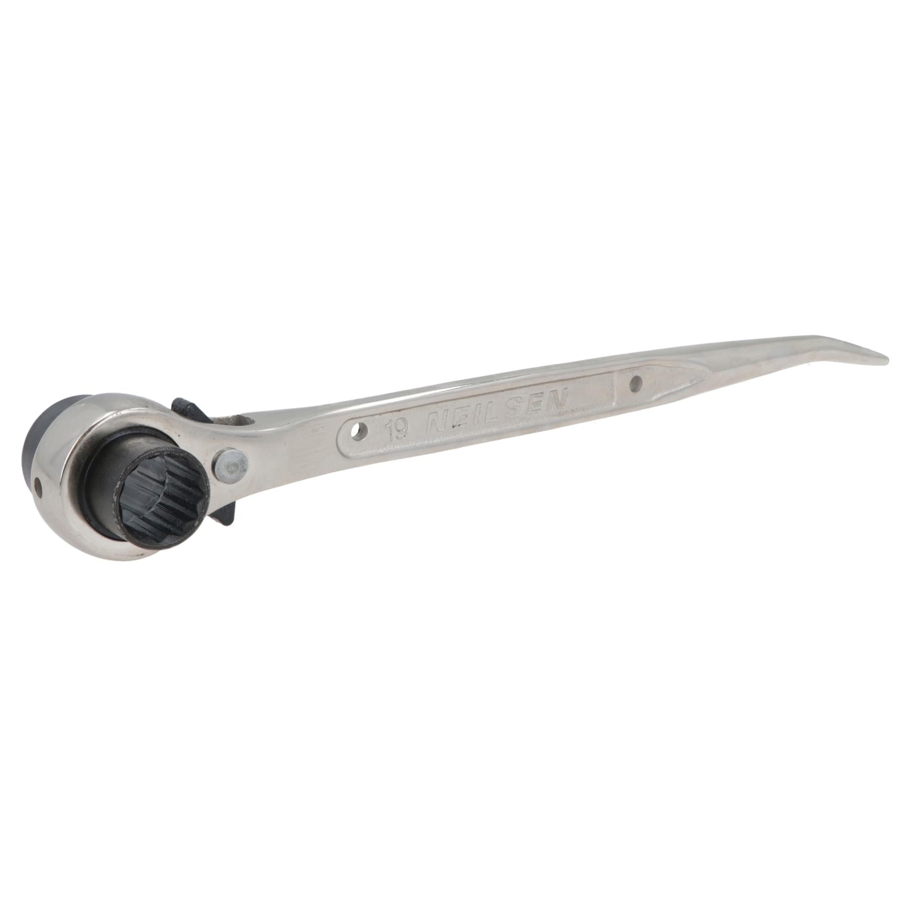 Gerüstschlüssel Ratschen-Podger 2-Wege-Bi-Sechskant-Ratsche 19 mm 24 mm Gerüstbauer