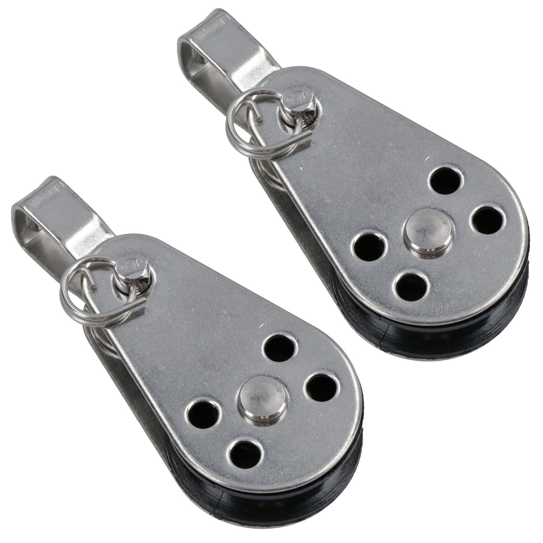 Pulley Block with Removable Pin and Bracket 26mm Diameter Stainless Steel