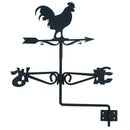 Cockerel Chicken Hen Weather Vane Vain Wall Mount House Roof Pressed Steel