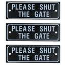 Garden Gate Signs - 'Beware of Dog' OR 'Shut the Gate' Dog Warning SIgn