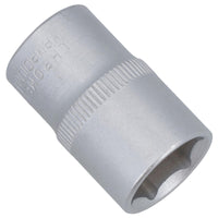 Douille à 6 pans 17 mm 1/2" Super Lock métrique peu profonde CRV à poignée moletée TE798