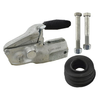 Tête d'attelage Bradley 50 mm avec attelage automatique jusqu'à 2 750 kg verrouillable et boulonnée BRD03