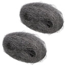 100g Wire Wool Steel Wire Mini Wool Pads For Rust & Fine Sanding (2 Pack) TE359