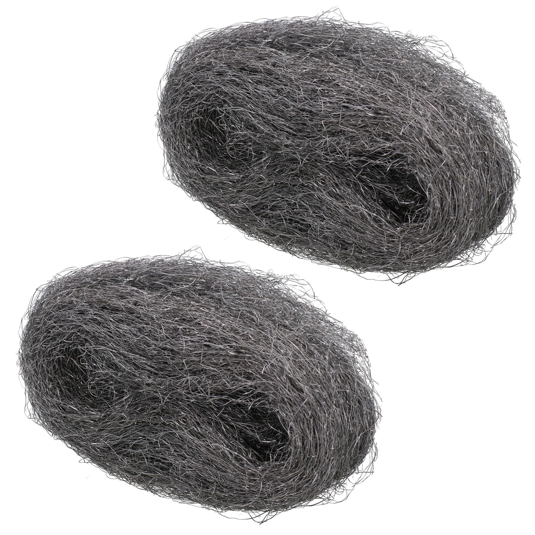 100 g Drahtwolle, Stahldraht, Mini-Wollpads für Rost und Feinschliff (2er-Pack) TE359