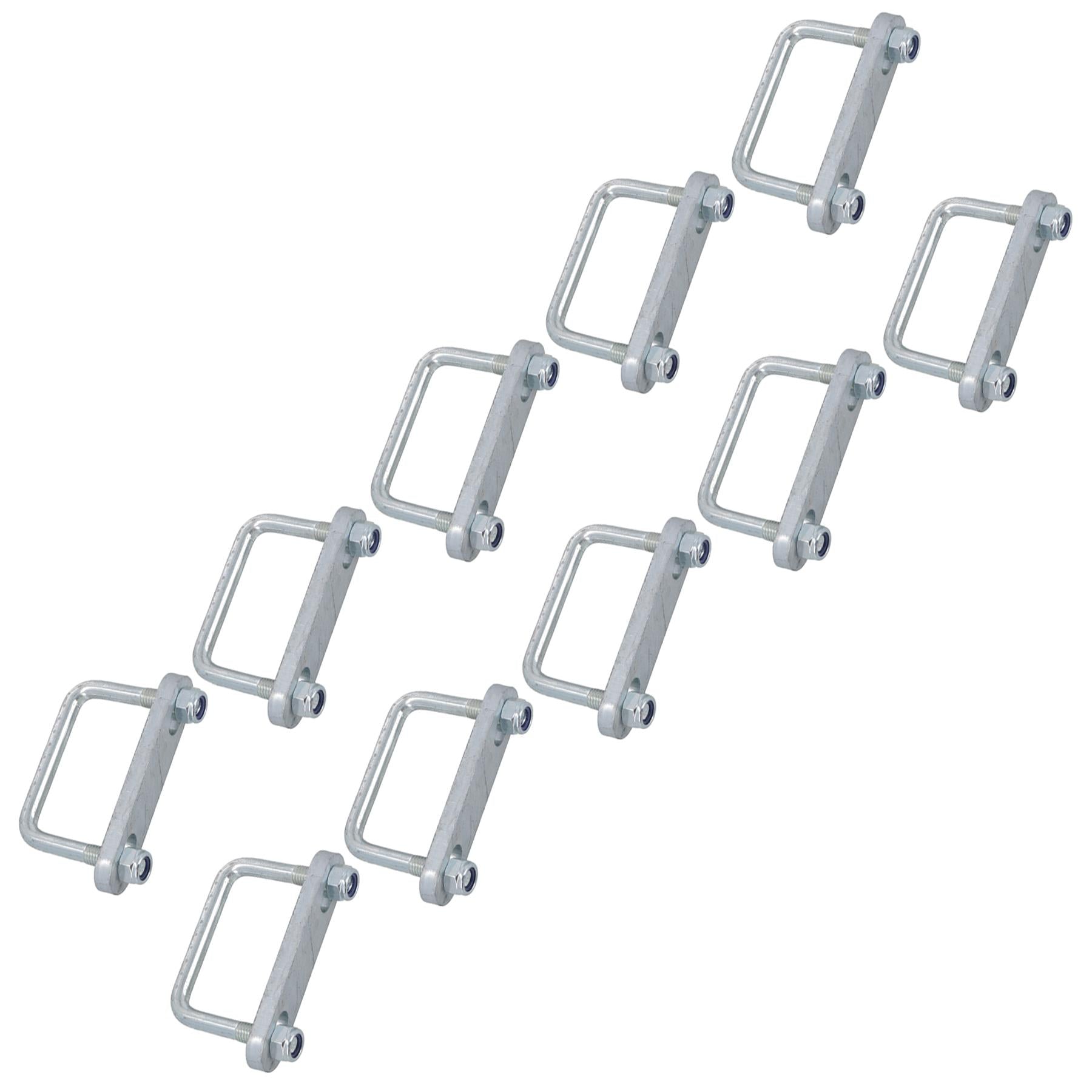M12 U-Bolt 82mm x 70mm With Plates High Tensile for Boat Trailers