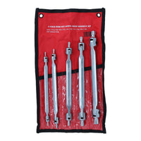 Vis à tête pivotante à double extrémité Torx / Star mâle T15 - T60 5 pièces 10 tailles