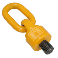 M24 x 40mm Swivel Rotating Lifting Point Eye Bolt With Ring 3.15 Ton Capacity