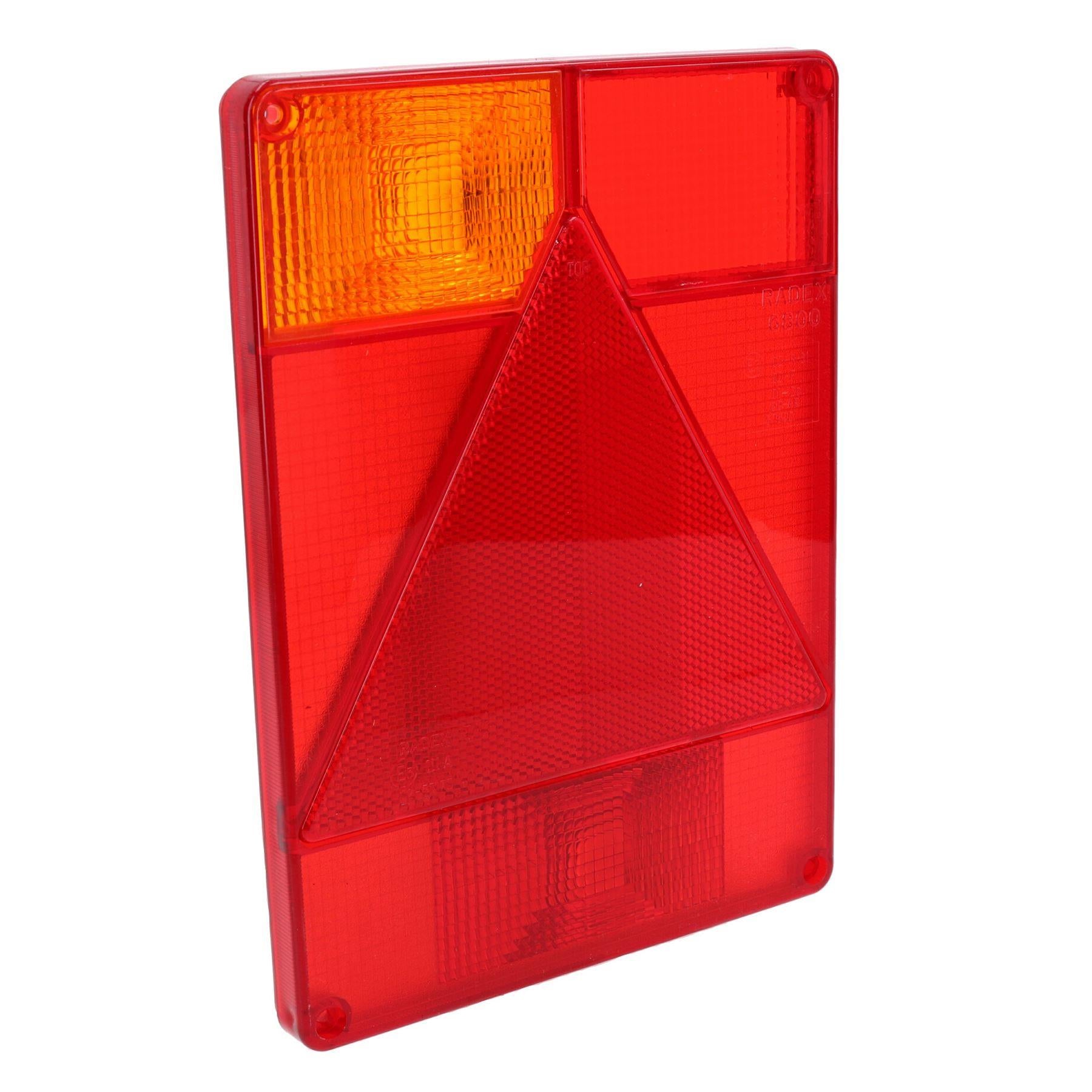 Trailer Light Lens PAIR Radex Replacement for Ifor Williams Indespension TR196