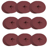 115mm Fibre Sanding Discs 60 Grit Medium Disc For 4-1/2” Backing Pad