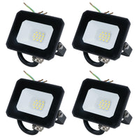 10 Watt LED Mini Floodlight Garden Lighting 800 Lumens IP65 + Mounting Bracket