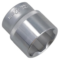 32mm 1/2" Dr Socket Super Lock Metric Shallow CRV Knurl Grip 6 Point TE794