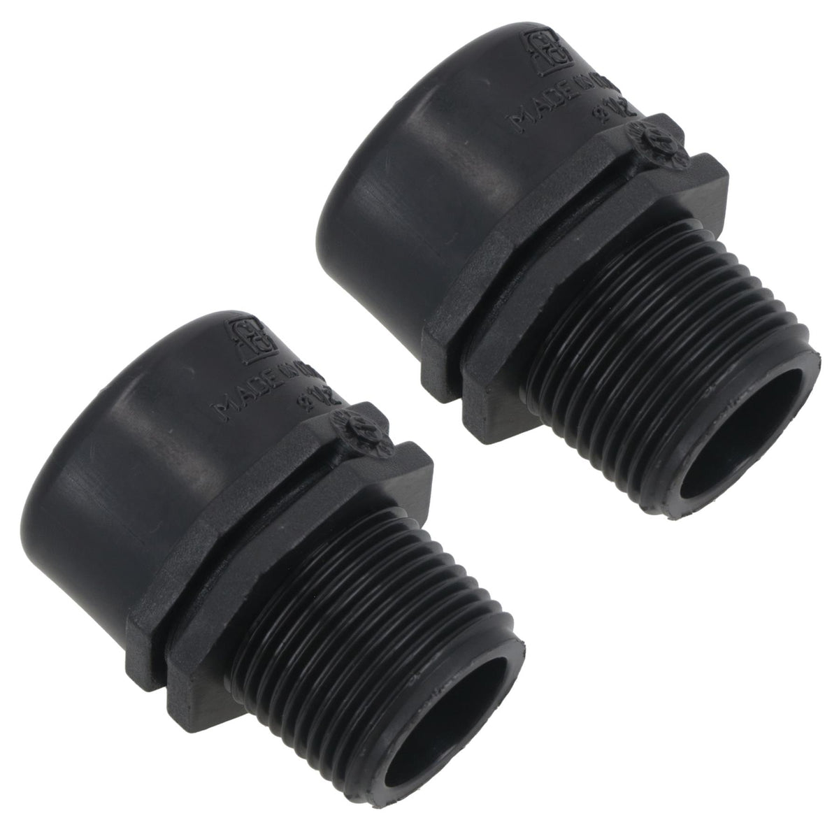 Polypropylene PP Threaded Reducing Socket Female – Male 3/4in – 1/2in BSP