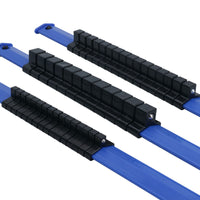 Mixed Drive Socket Storage Plastic Holder Organiser Rails 1/4in 3/8in + 1/2in
