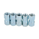 M10 x 1mm Inline Female Brake Pipe Joiner Connector Fitting For 3/16” Pipe 5pc