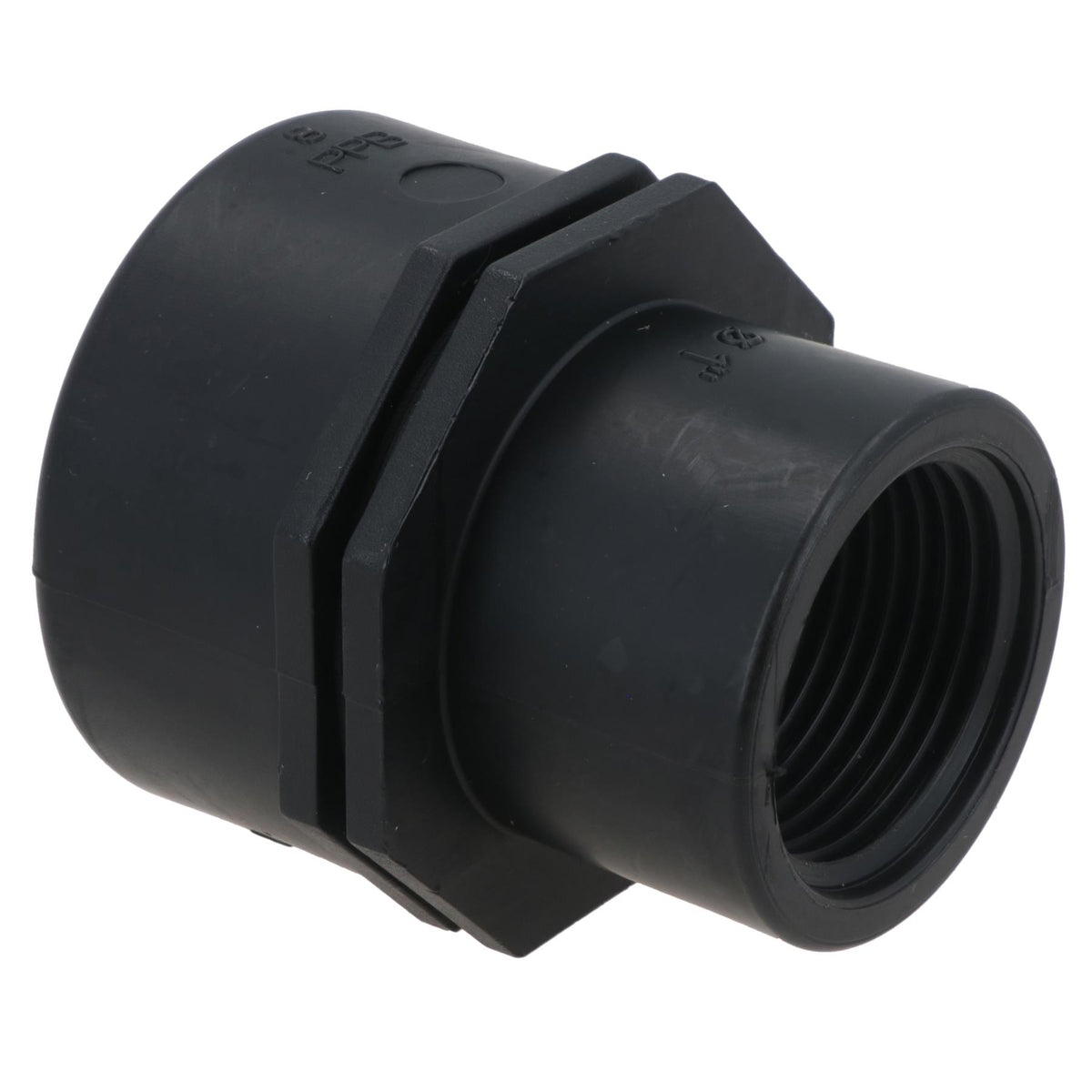 Polypropylene PP Female Threaded Pipe Reducing Socket 1-1/4in – 1in BSP