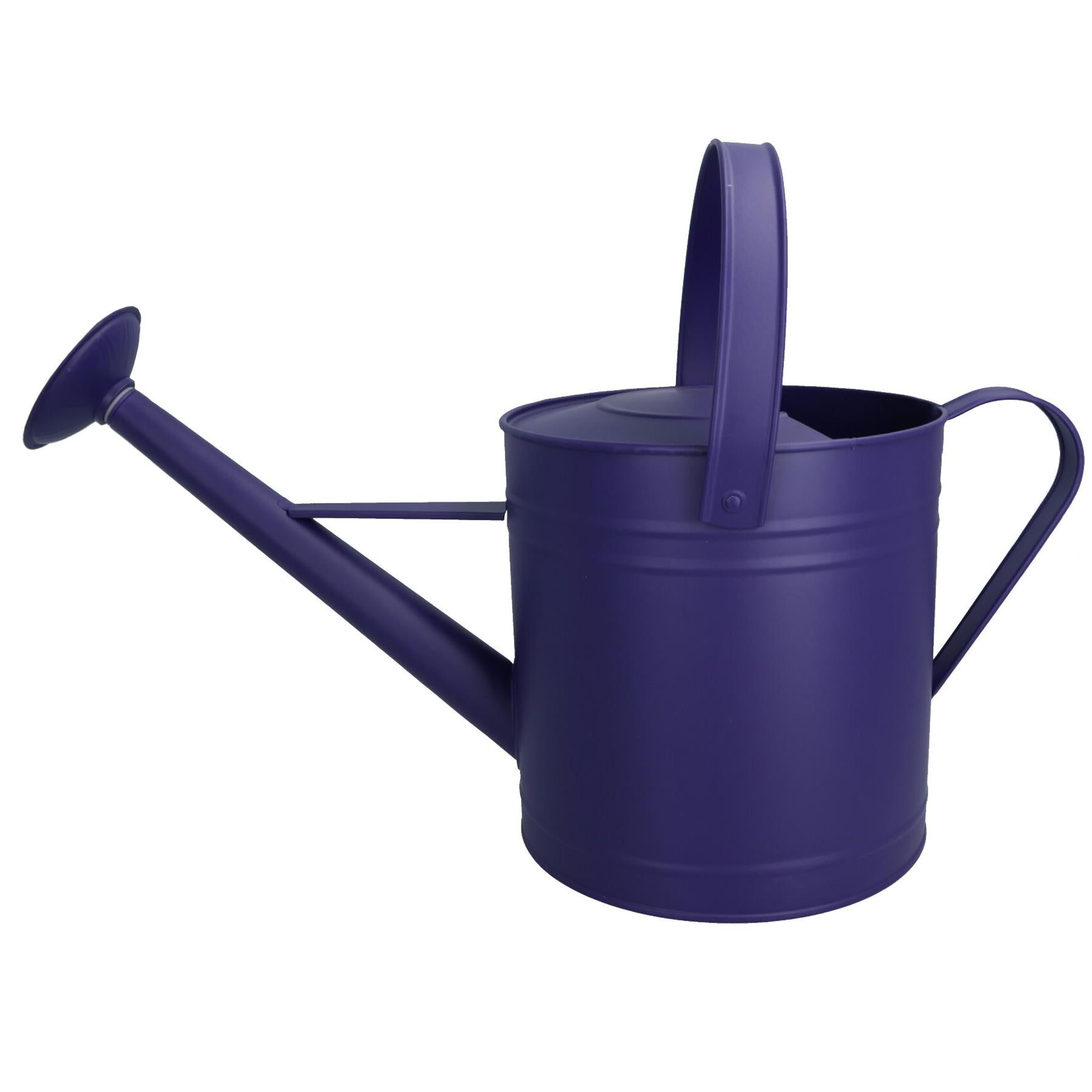 7L Watering Can Purple Steel Metal Water Greenhouse Garden Plants Home