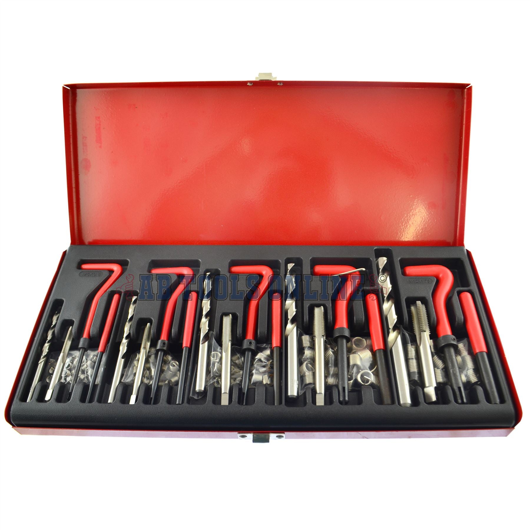 Thread installation and repair kit helicoil set 131pc metric sizes M5-M12 AN133